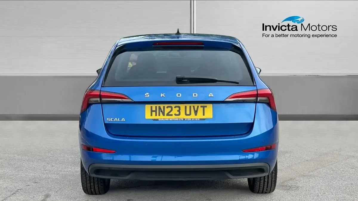Used Skoda Scala SE L 110 HP (80 kW) 2023 Blue Hatchback