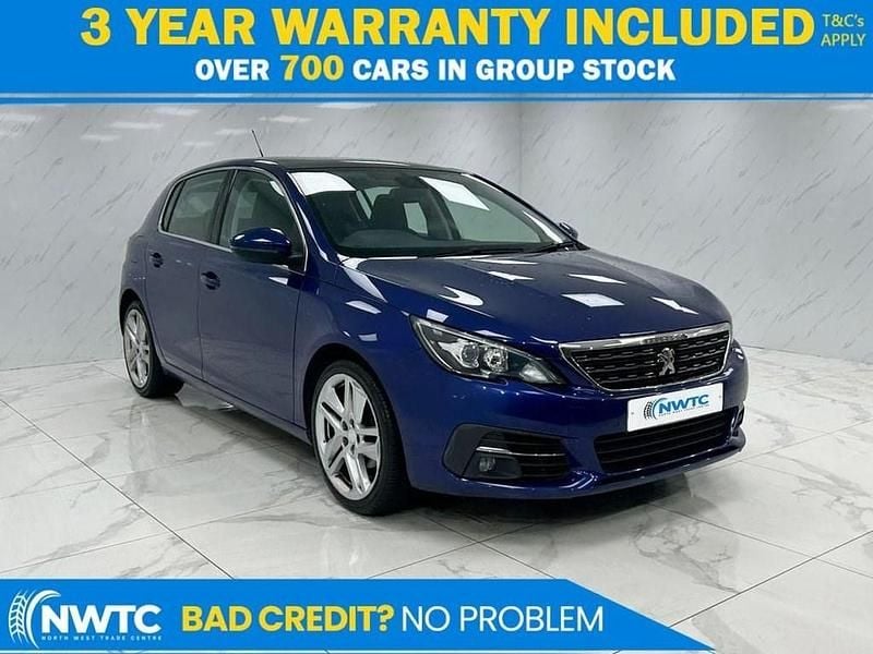 Blue Used 2017 Peugeot 308 Allure Hatchback | £5,695 (Fair price) - Image 1/4