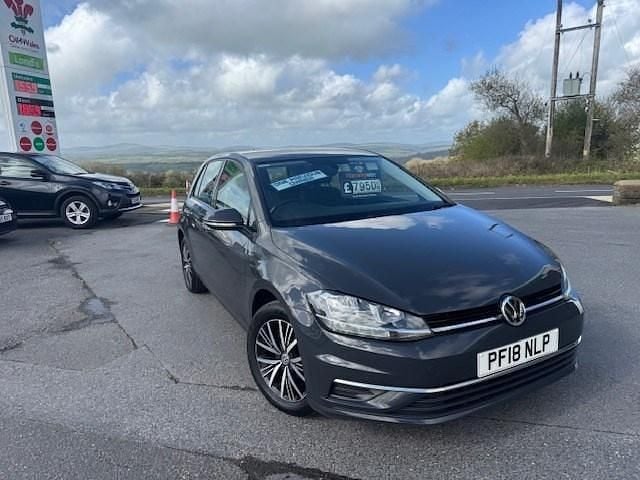 Used VW Golf VII SE 125 HP (91 kW) 2018 Grey Hatchback