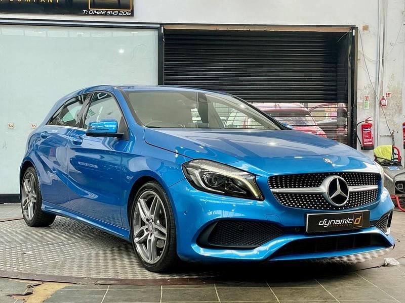 Used Mercedes A200 AMG Line Premium 2017 Blue Hatchback