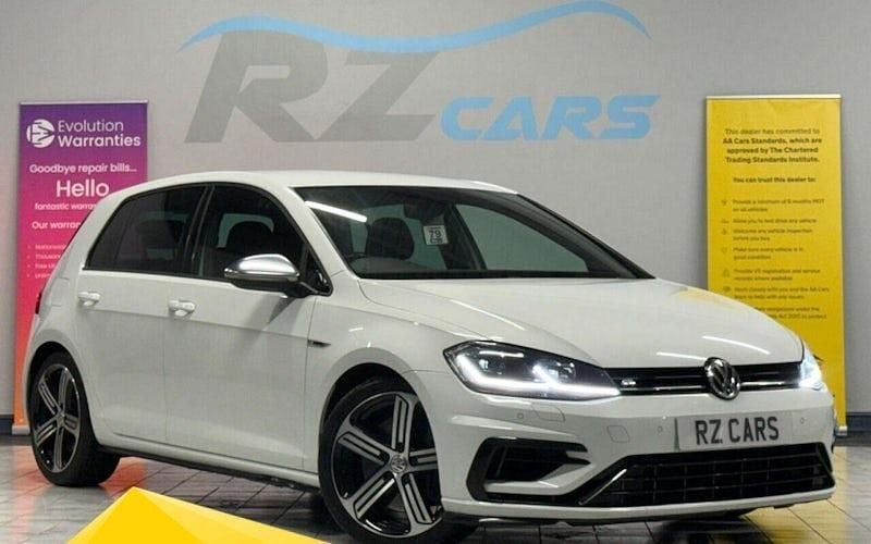White Used 2018 VW Golf VII R Hatchback | £16,995 (Good price) - Image 1/3