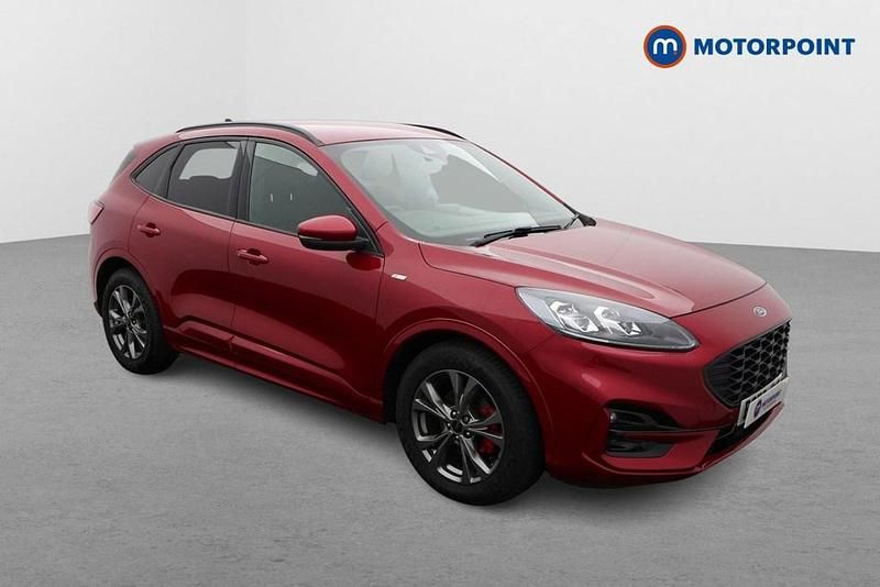Red Used 2022 Ford Kuga ST-Line SUV | £18,249 (Fair price) - Image 1/4