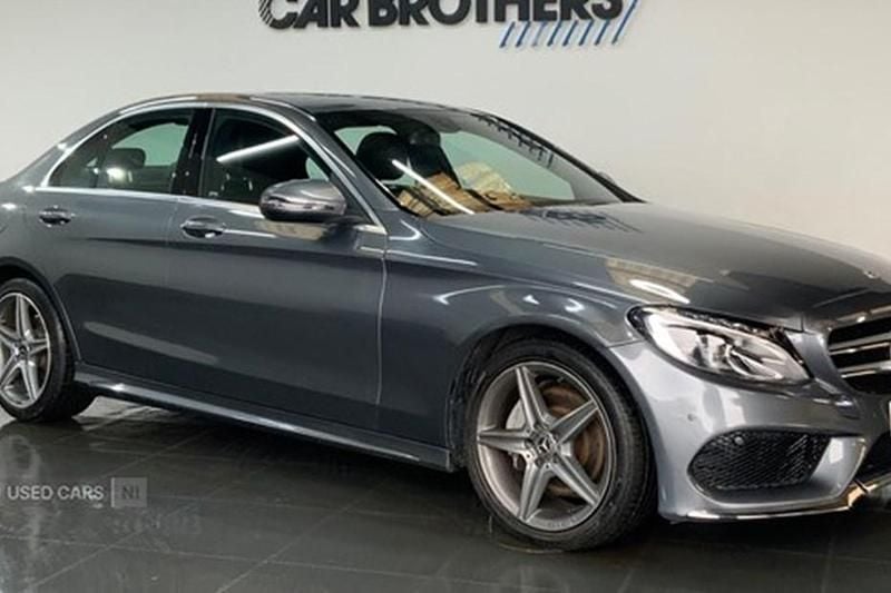 Grey Used 2017 Mercedes C220 AMG line Sedan | £13,495 (Fair price) - Image 1/1
