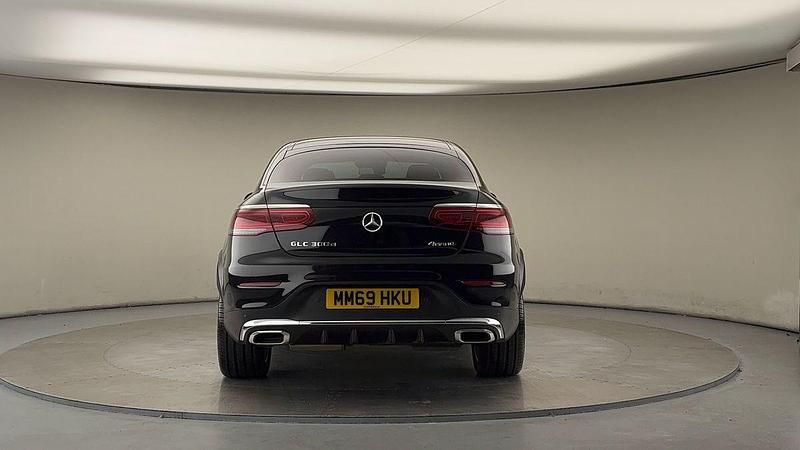 Used Mercedes GLC300 AMG line 2019 Obsidian black Coupe