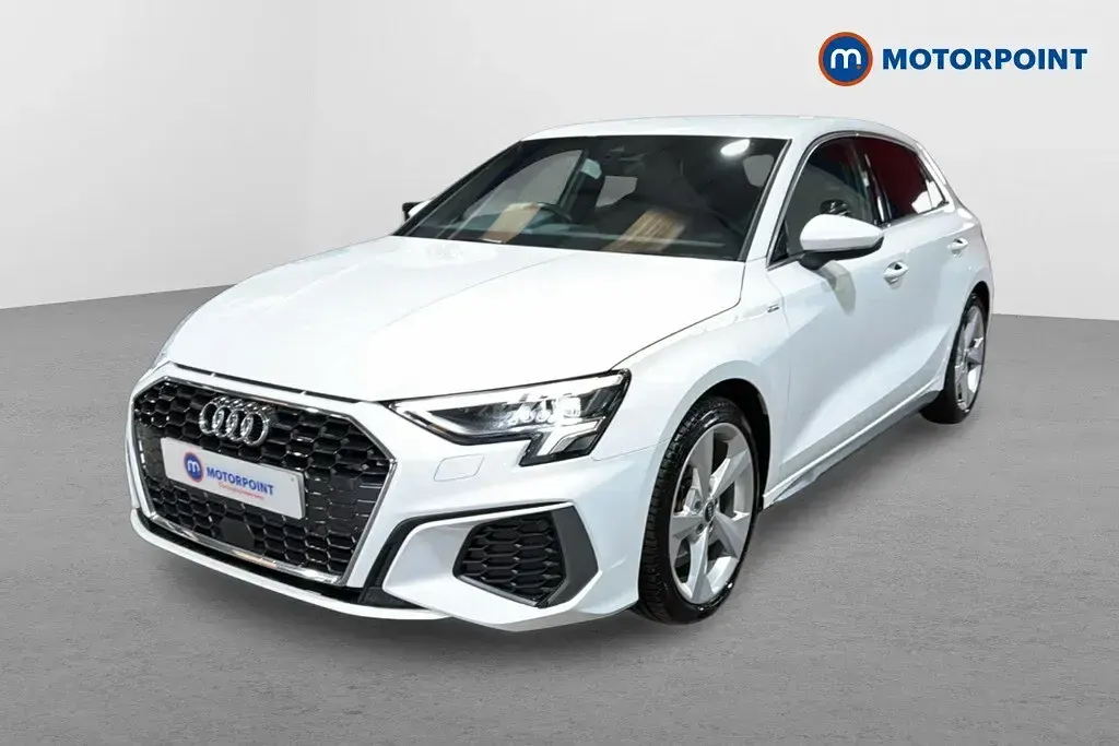 Used Audi A3 S-Line 2023 White Sedan