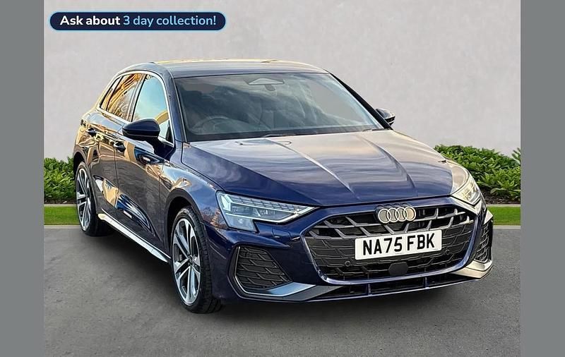 Used Audi A3 S-Line 147 HP (108 kW) 2026 Blue Hatchback