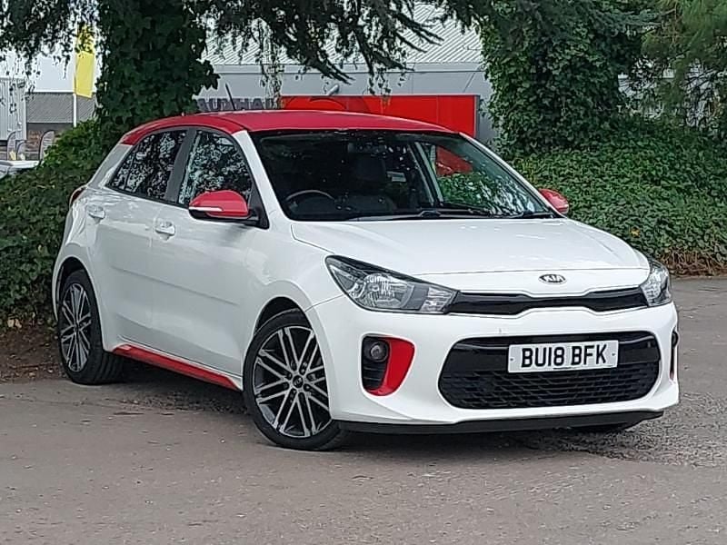 White Used 2018 Kia Rio Hatchback | £8,798 (Expensive) - Image 1/4