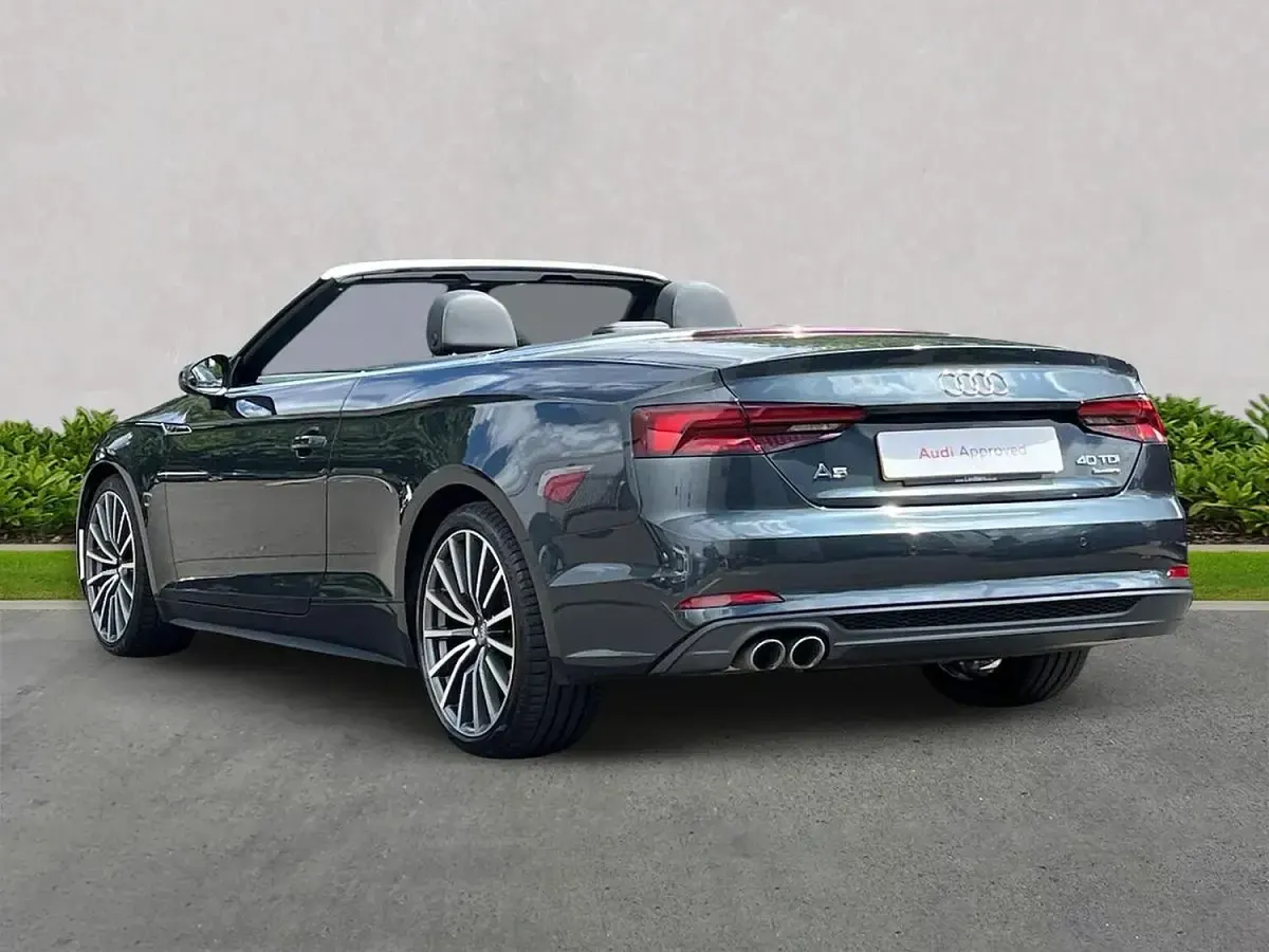 Used Audi A5 Cabriolet S-Line 190 HP (139 kW) 2019 Grey Cabriolet