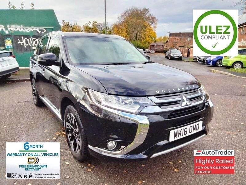 Black Used 2016 Mitsubishi Outlander P-HEV Estate | £9,995 (Fair price) - Image 1/3