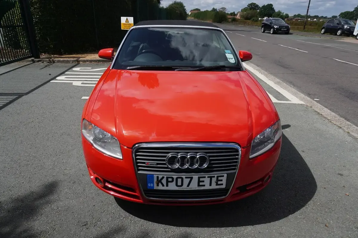 Used Audi A4 Cabriolet S-Line 2007 Red Cabriolet
