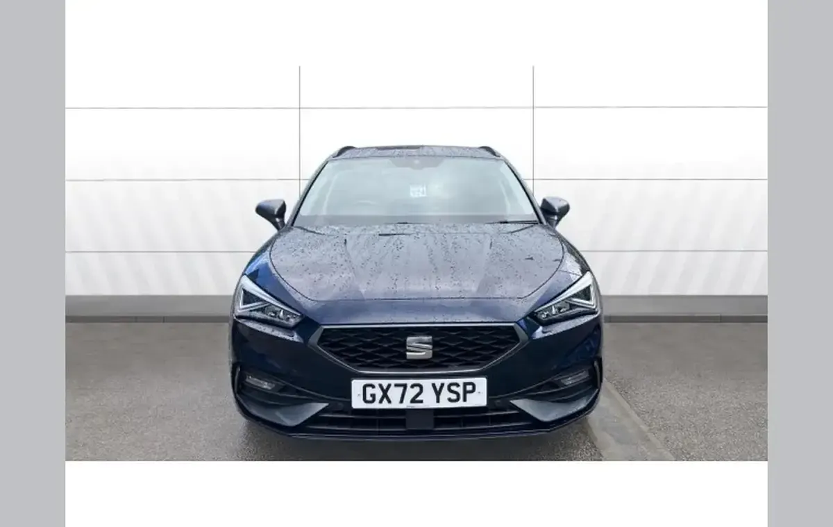 Usata Seat Leon FR 150 CV (110 kW) 2022 Blu Station wagon