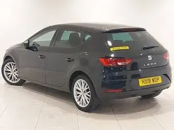 Used Seat Leon SE Dynamic 115 HP (84 kW) 2018 Black Hatchback