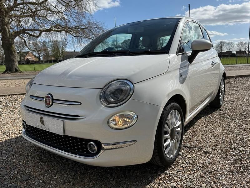 Used Fiat 500 Lounge 69 HP (50 kW) 2018 White Hatchback