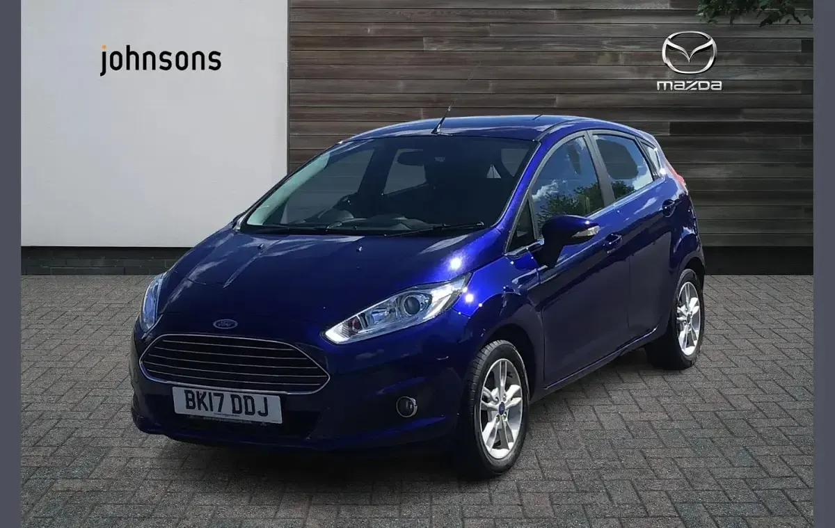 Used Ford Fiesta Zetec 99 HP (72 kW) 2017 Blue Hatchback