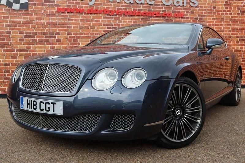 Begagnad Bentley Continental 600 HK (441 kW) 2009 Blå Sedan