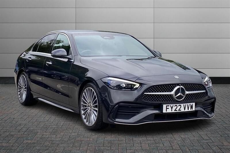 Graphite grey Used 2022 Mercedes C200 AMG Line Premium Sedan | £25,490 (Fair price) - Image 1/4