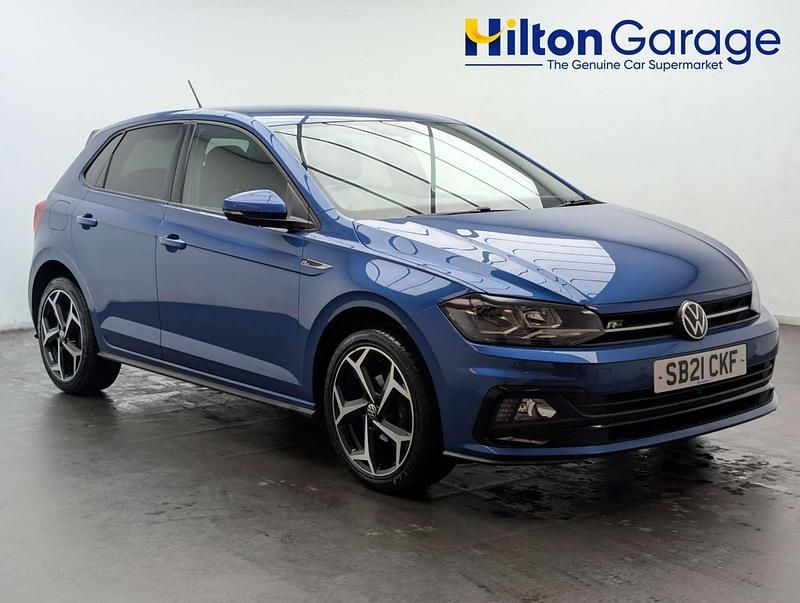 Used VW Polo R-line 95 HP (69 kW) 2021 Blue Hatchback