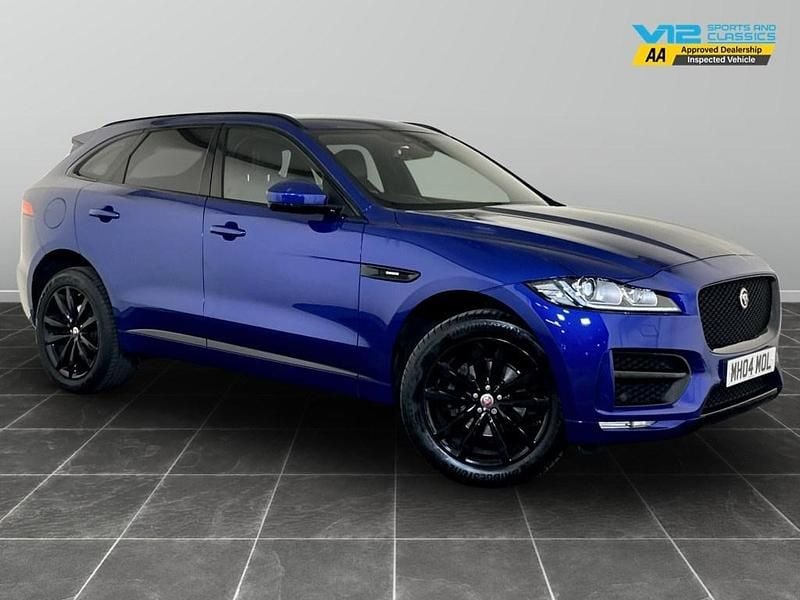 Blue Used 2017 Jaguar F-Pace R-Sport SUV | £16,995 (Good price) - Image 1/2
