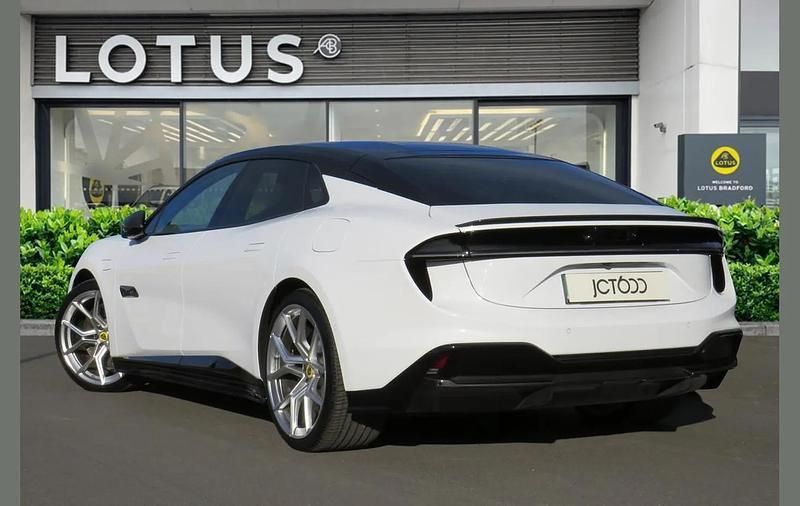 New Lotus Emeya 675 kW (918 HP) 2025 White Hatchback