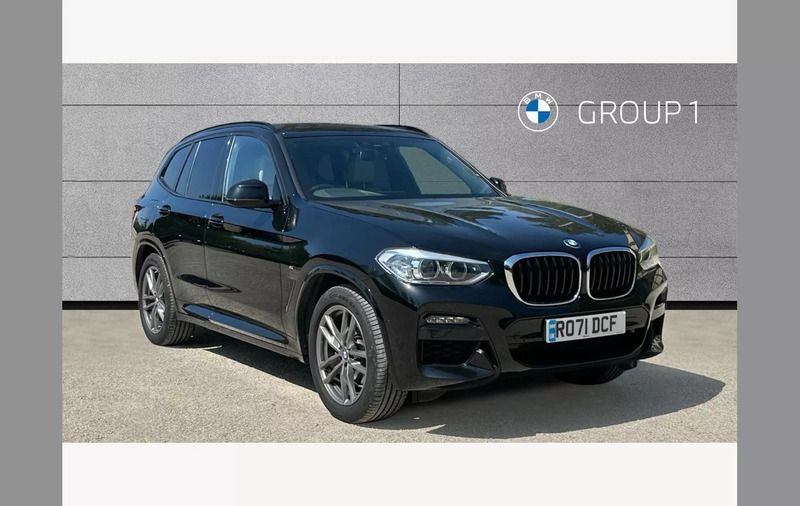 Black Used 2021 BMW X3 M Sport SUV | £28,995 (Good price) - Image 1/4