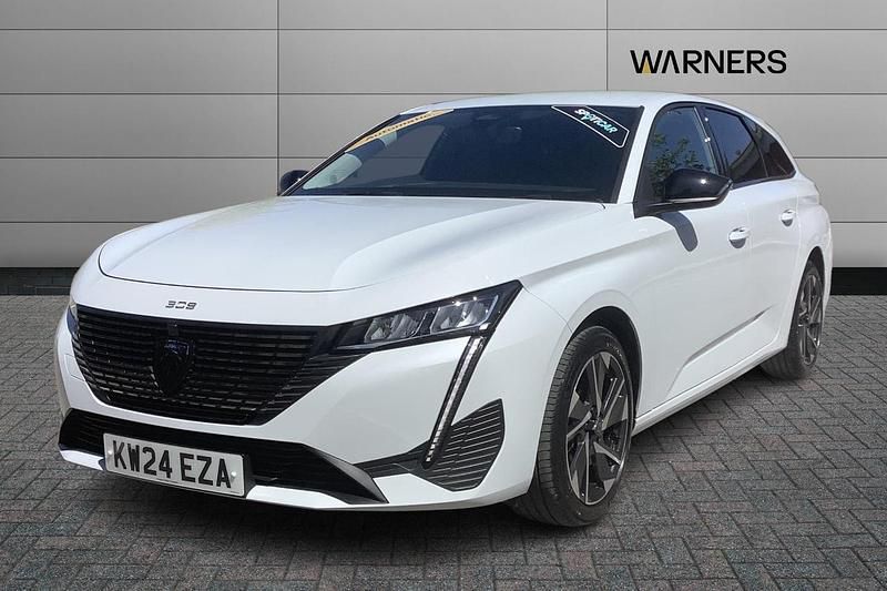 White Used 2024 Peugeot 308 Allure Estate | £19,495 (Fair price) - Image 1/4