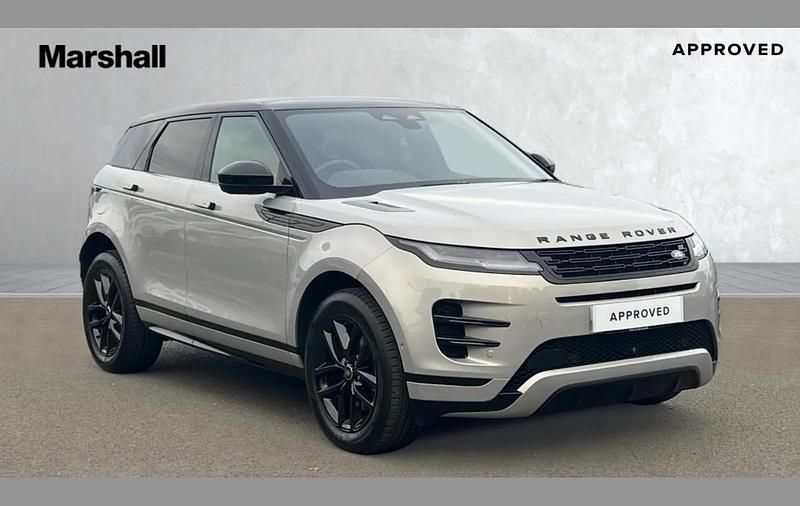 Metallic seoul pearl silver Used 2025 Land Rover Range Rover evoque SUV | £42,509 - Image 1/4