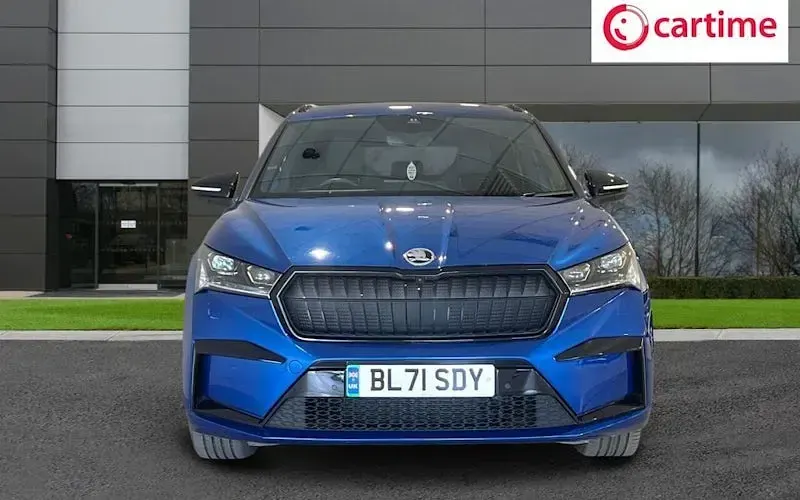 Used Skoda Enyaq iV SportLine 194 kW (265 HP) 2022 Blue SUV