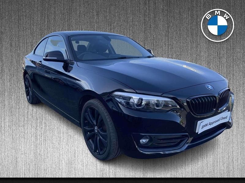 Used BMW 218 Sport Line 134 HP (98 kW) 2017 Black Coupe