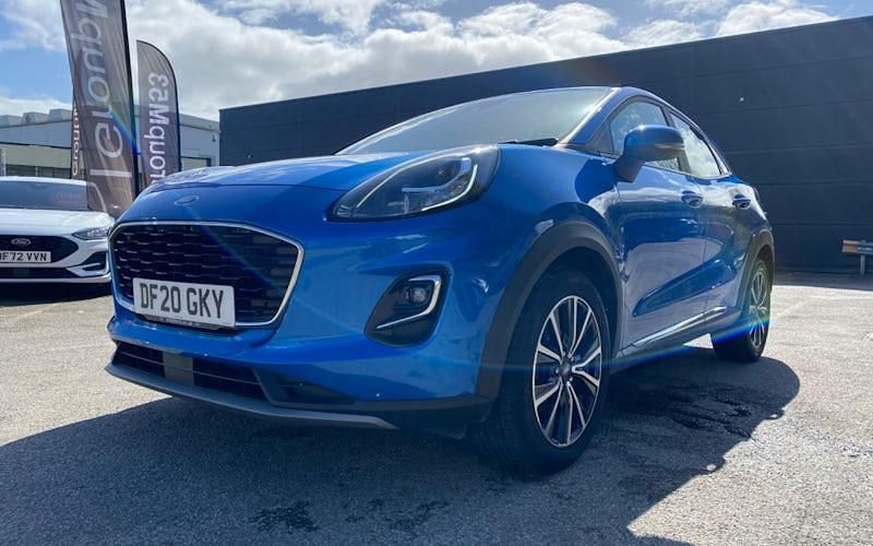 Second-hand Ford Puma Titanium 125 CP (91 kW) 2020 Albastru SUV