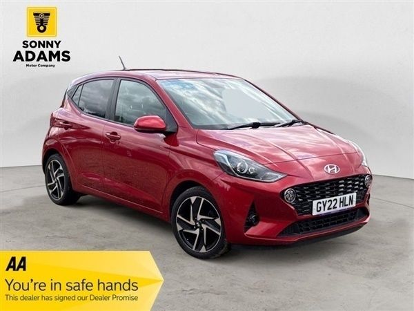 Red Used 2022 Hyundai i10 Premium Hatchback | £11,490 (Fair price) - Image 1/1