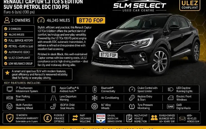 Used Renault Captur Version S 131 HP (96 kW) 2020 SUV