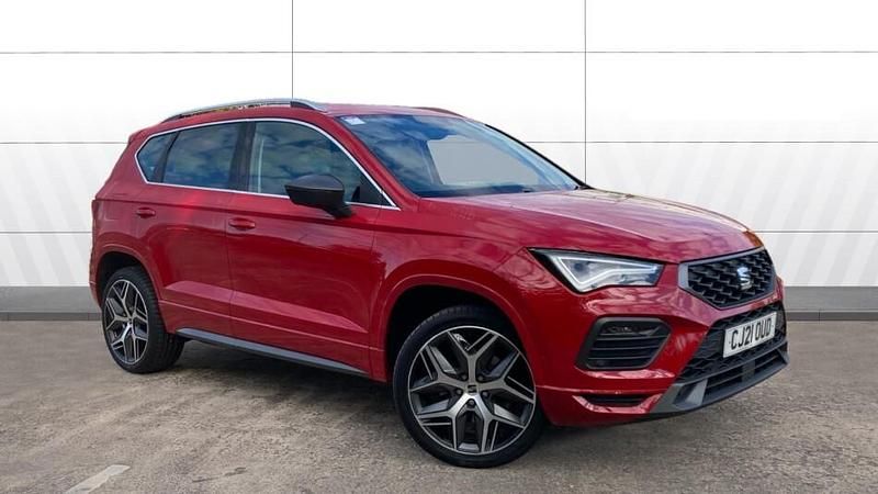 Red Used 2021 Seat Ateca FR Sport SUV | £18,596 (Fair price) - Image 1/3