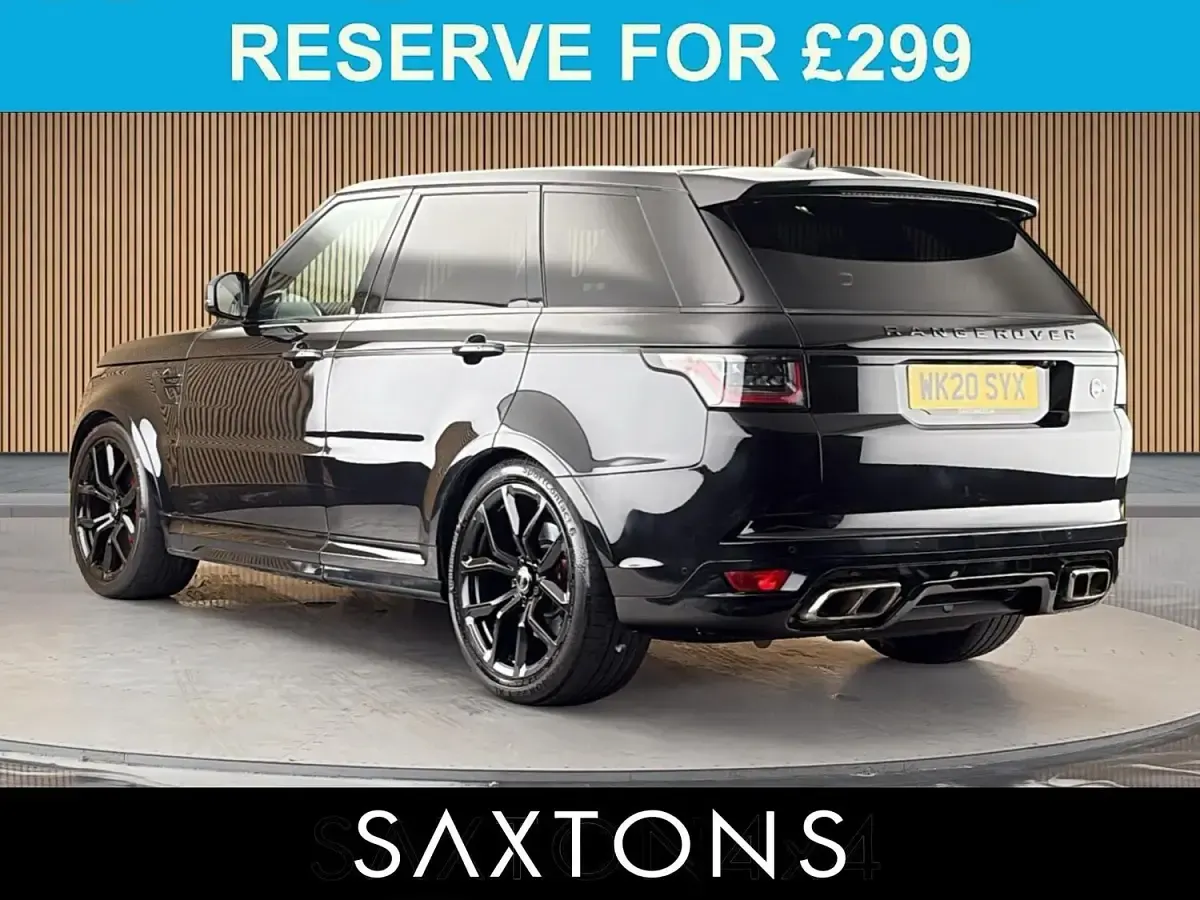 Used Land Rover Range Rover Sport SVR 575 HP (422 kW) 2019 Black SUV