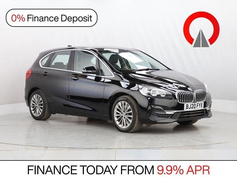 Used BMW 225 Active Tourer Luxury Line 224 HP (164 kW) 2020 Black MPV