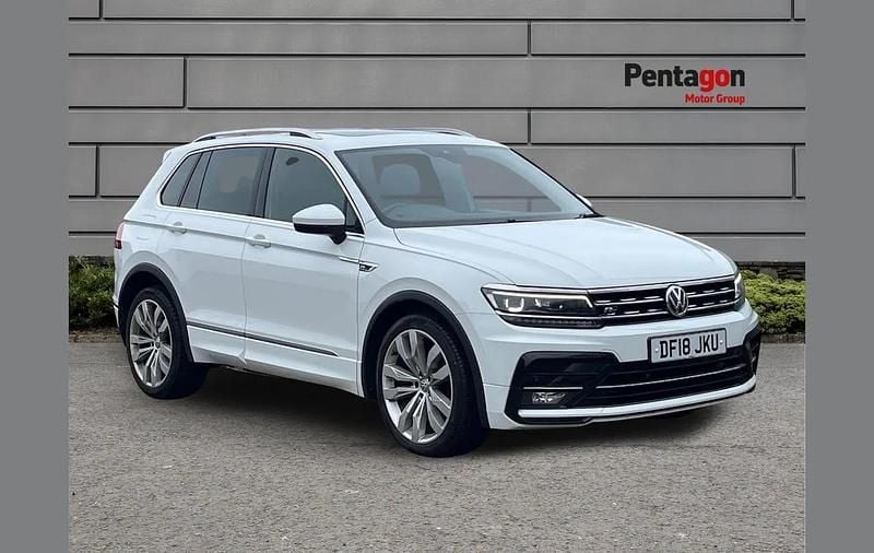 Used VW Tiguan R-line 147 HP (108 kW) 2018 White SUV