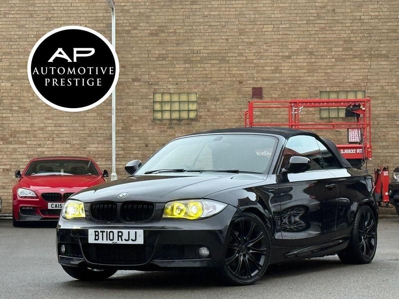 Black Used 2010 BMW 118 Cabriolet M Sport Cabriolet | £3,890 (Good price) - Image 1/4