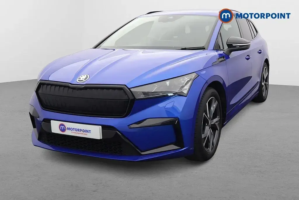 Used Skoda Enyaq iV SportlinePlus 210 kW (286 HP) 2024 Blue SUV