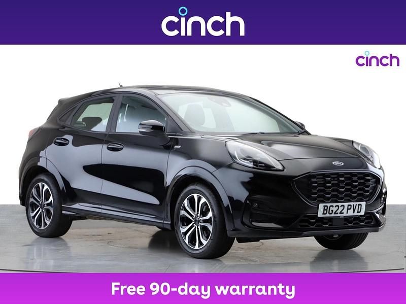 Black Used 2022 Ford Puma ST-Line SUV | £15,149 (Fair price) - Image 1/3