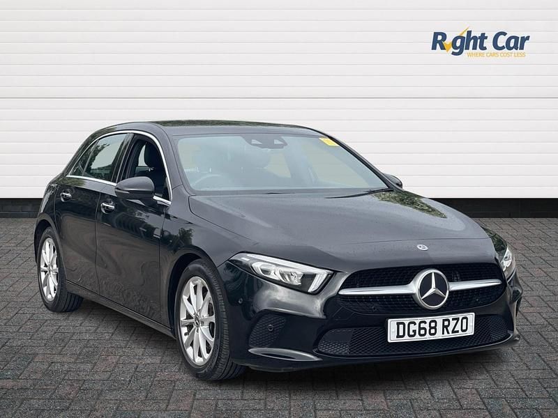 Black Used 2018 Mercedes A200 Premium Hatchback | £15,499 (Good price) - Image 1/3