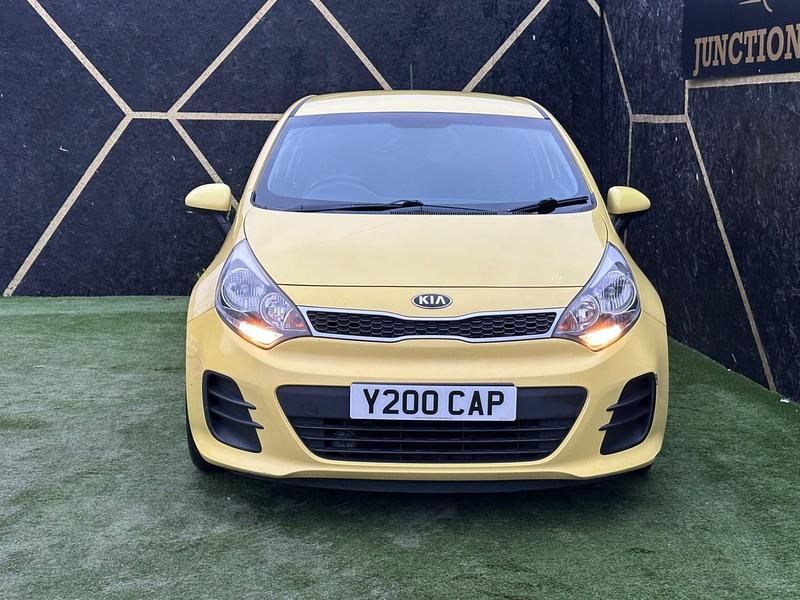 Used Kia Rio 2015 Yellow Hatchback