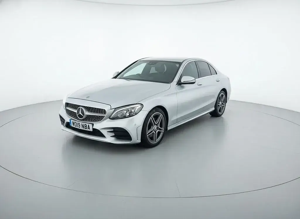 Used Mercedes C200 AMG Line Premium 2019 Silver Sedan
