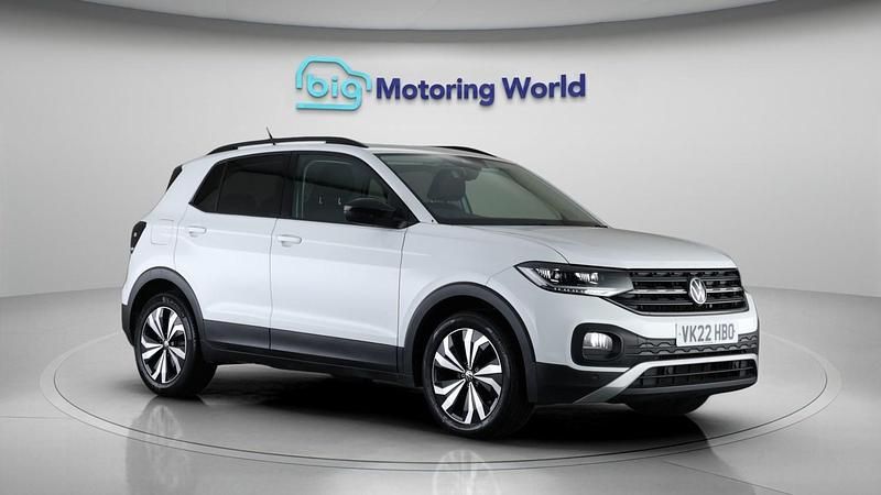 Used VW T-Cross Black Edition 108 HP (79 kW) 2022 White SUV