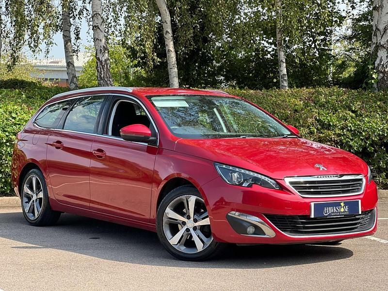 Red Used 2015 Peugeot 308 Allure Estate | £5,250 (Fair price) - Image 1/4