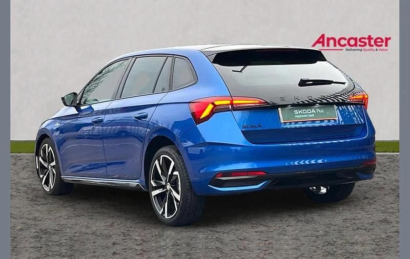 Used Skoda Scala Monte Carlo 115 HP (84 kW) 2024 Blue Hatchback
