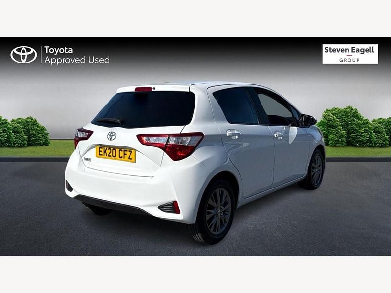 Used Toyota Yaris 2020 White Hatchback