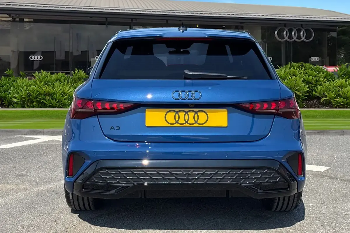 New Audi A3 Sportback Black Edition 150 HP (110 kW) 2026 Blue Hatchback