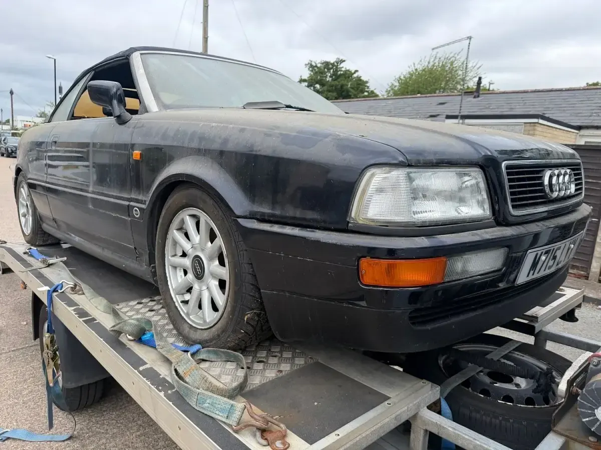 Used Audi Cabriolet 150 HP (110 kW) 1995 Blue Cabriolet