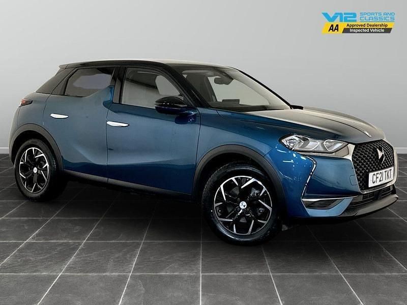 Blue Used 2021 DS Automobiles DS3 Prestige Hatchback | £10,395 (Good price) - Image 1/3