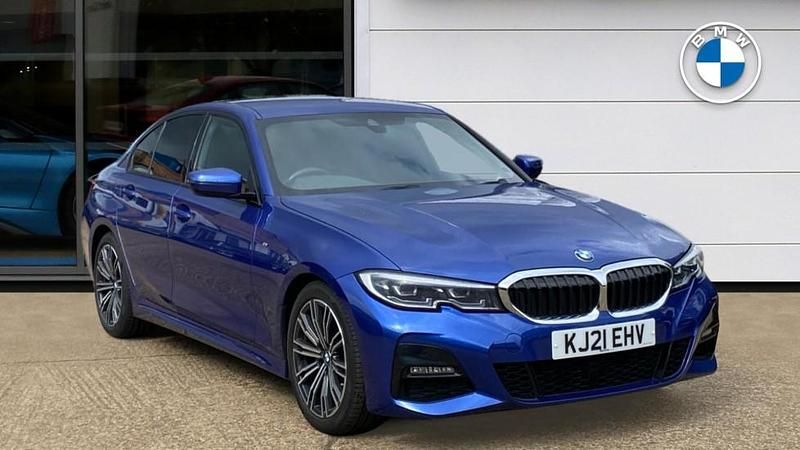 Blue Used 2021 BMW 320 M Sport | £22,700 (Good price) - Image 1/4