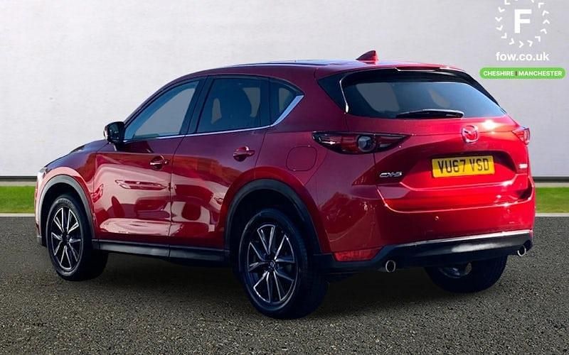 Second-hand Mazda CX-5 Inclusive 150 CP (110 kW) 2017 Roșu SUV